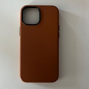iPhone 13 Mini Phone Case Brown Leather